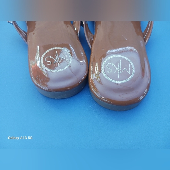 sandals with studs in Brown color number 7 MKS - Picture 5 of 5